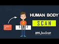Human Body Scan Using HTML CSS and JavaScript | Body Scanner Project