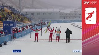 Лыжники ОКР РАЗОРВАЛИ ВСЕХ! Лыжные гонки. Олимпиада-2022. Мужчины. Эстафета, 4×10 км. Обзор