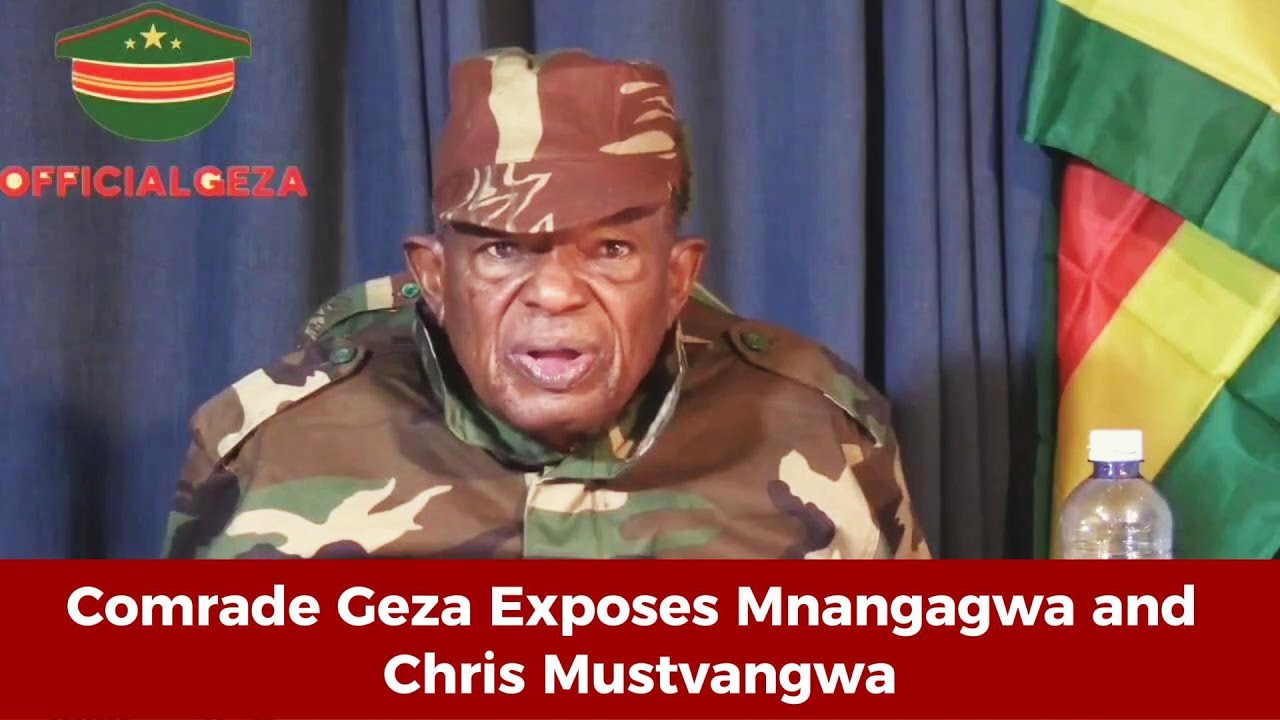 Comrade Bombshell Geza Exposes Mnangagwa and Chris Mustvangwa - YouTube