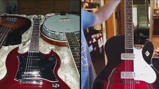 More than a dozen special guitars stolen from