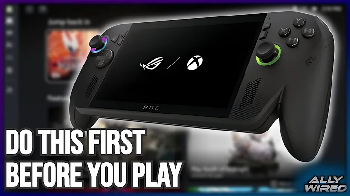 Do this First with Your ASUS ROG XBOX Ally X (What I Recommended for Beginners)