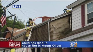Child Dies In Mt. Oliver House Fire