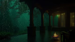 Cabin Deck Thunderstorm – Heavy Rain Sounds for Peaceful Sleep