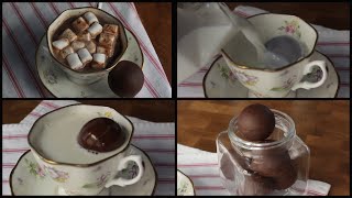 هوت شوكلت بومب مشروب الهبه Chocolate bombs