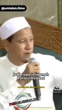 Keutamaan Istiqomah membaca Ratib Al Haddad - Habib Novel Alaydrus #fyp