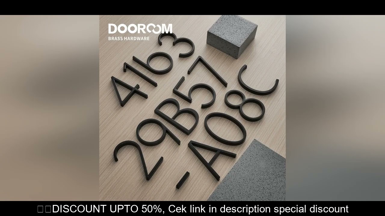 Dooroom Zinc Alloy Digits 0-9 Letters A B C Company Names Door Plate House Number Room Number Hotel