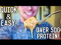 Protein Peanut Butter Sludge | Only 4 Ingredients