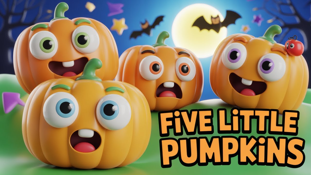 Five Little Pumpkins | Halloween Song | Explore Emotions | Super Simple ...