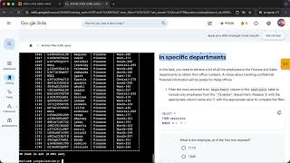 Activity: Filter a SQL query Content
