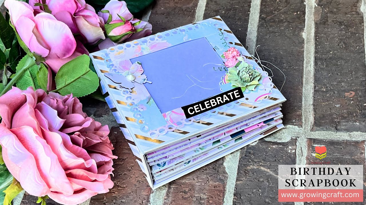 Easy handmade birthday Scrapbook making tutorial - 1 Scrapbooking photo album ideas for boyfriend