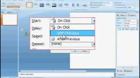 Creating a Scrolling Text onto a PowerPoint Presentation