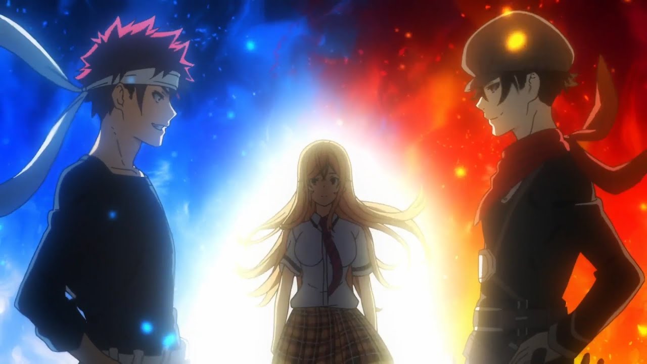 Продовольственные Войны! Пятая Тарелка || Эрина Рассказывает Соме И Мегуми О Языке Бога, А Сома Прот