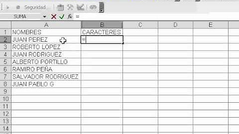 Video Excel - Contar el número de caracteres en una celda