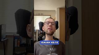 Today's verse is Isaiah 49:16 #shorts #verseoftheday #bible #god #fullyknown
