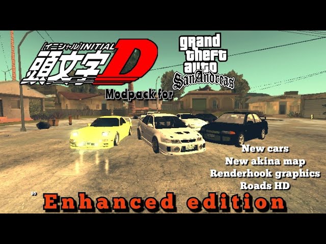 Rydsei Factory: GTA SA: Initial D First Stage Pack for San Andreas