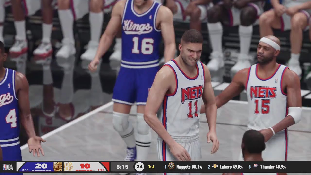 【2K26 NBA】All Time Sacramento Kings vs All Time Brooklyn Nets