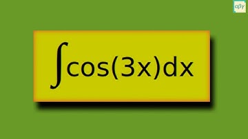 Integrating cos(3x) | Integration of cos(3x) | Integral of cos(3x)