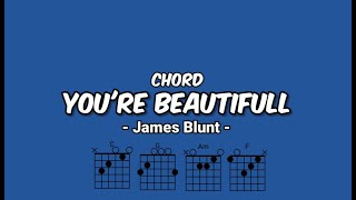 You're beautifull - James Blunt Chord #chordguitar #playalong