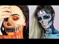 УСТРАШАЮЩИЕ ПРЕОБРАЖЕНИЯ НА ХЭЛЛОУИН😍🎃 |  СТРАШНЫЙ ГРИМ МАКИЯЖ ПОДБОРКА