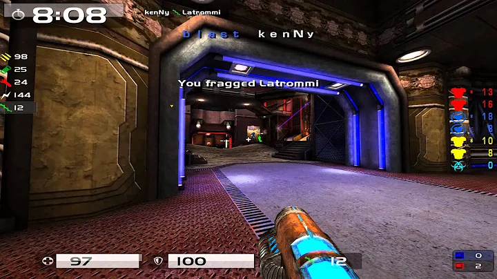 Quake Live: blast vs 102, map 1