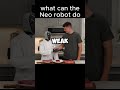 what can the Neo robot do #1X