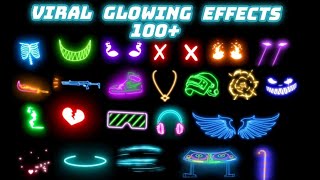 New Neon Effect Black Screen | Trending Neon Effects || Glowing Neon Effects