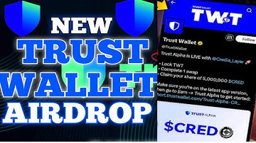 TRUST WALLET Alpha Airdrop Full Guide| How to Join TRUST wallet CRED  Airdrop 