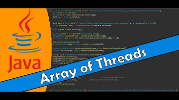 Java Tutorial 53 - Array of Threads