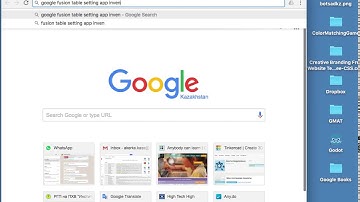 App Inventor Fusion Tables p1
