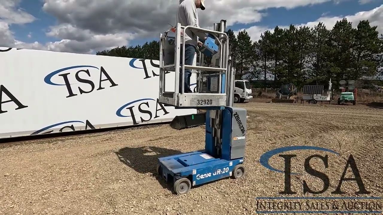 33419 - 2007 Genie GR20 Scissor Lift Will Be Sold At Auction!