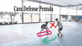 cara menjaga Pemain PEMULA  / AMATIR dalam permainan bola basket