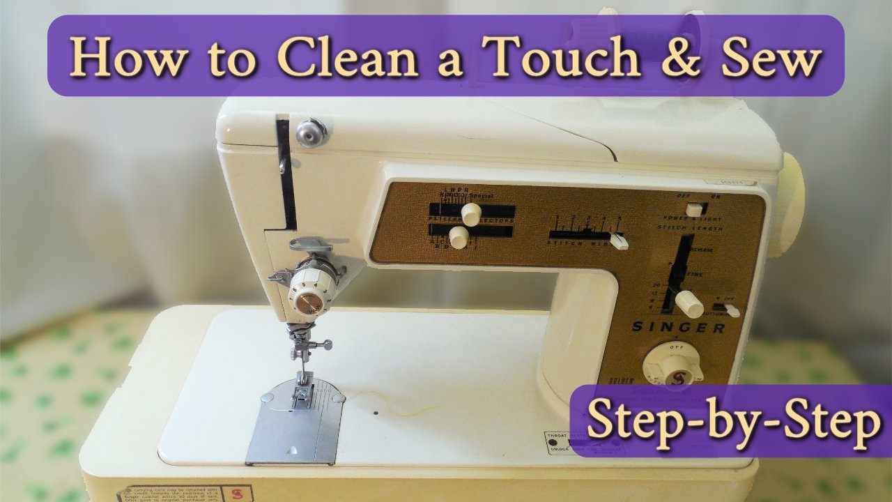 Cleaning the Singer Touch & Sew 640 - The Bobbin Case Trick Everyone Misses