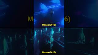 🌊Moana Live Action VS Animation (2016-2026) Comparison | 4K Enhanced