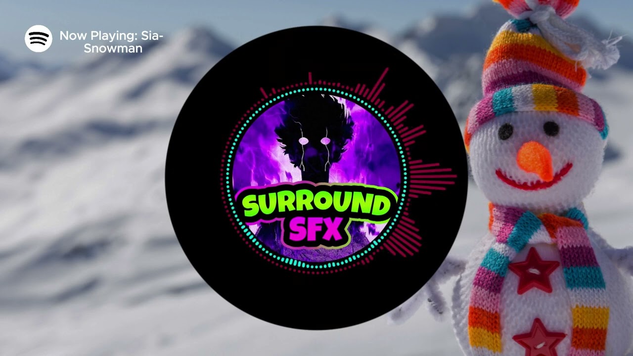 Sia- Snowman (Sped up + 8d) audio | Use Headphones | Surround SFX | HD | 4k | Edit Songs