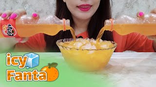 subscribe ❤️‍🔥| Fanta & Ice ASMR 🍊❄️