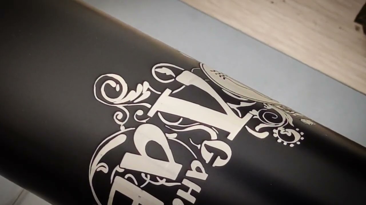 Быстро и просто гравировка термоса на лазерном маркере. - YouTube