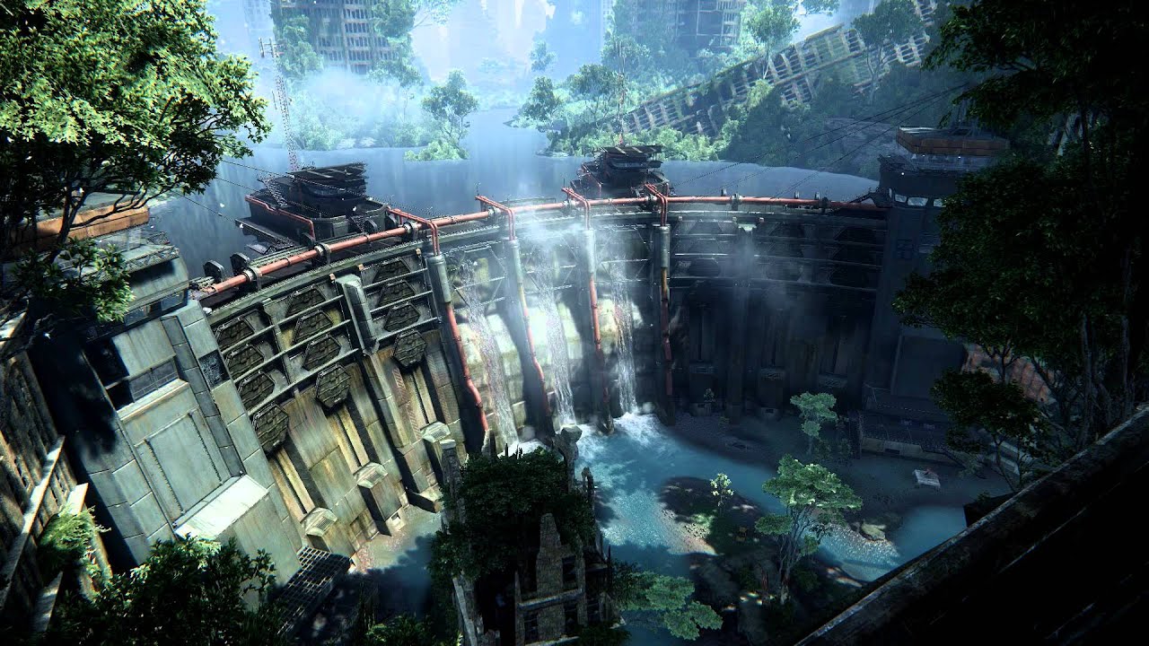 Crysis 3 Hydroelectric Dam Video Desktop Wallpaper - YouTube