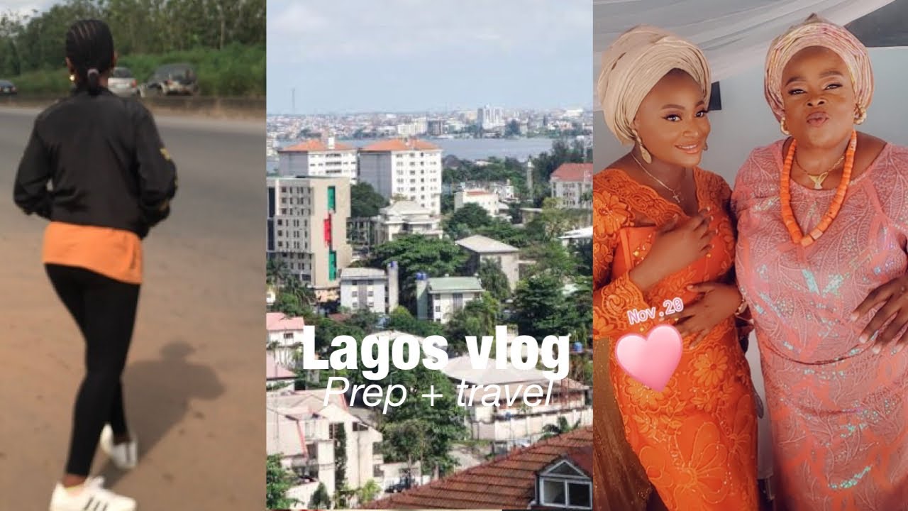 TRAVEL VLOG Prep and travel to Lagos Nigeria + washing and braiding