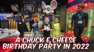 A Chuck E Cheese Birthday Party in 2022...What Is It Like?