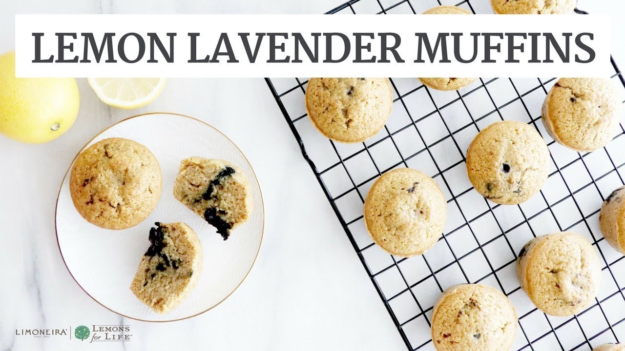 Lemon Lavender Blueberry Muffins Healthy Grocery Girl