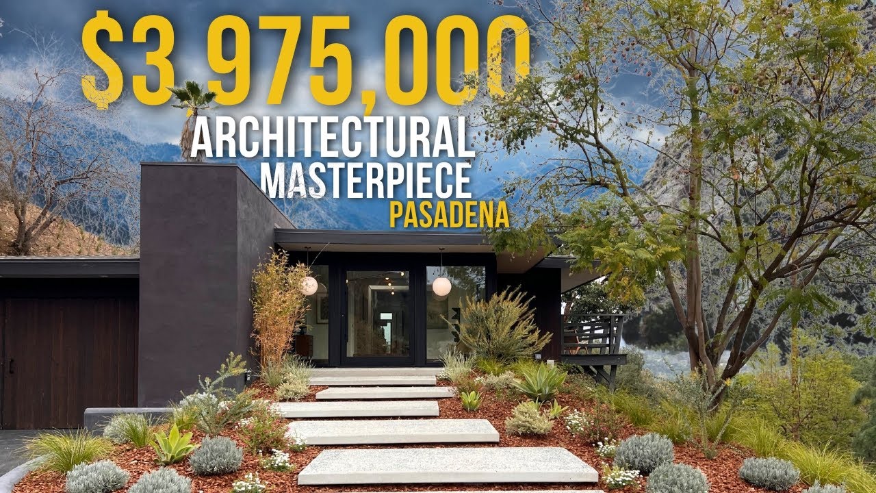 Tour this STUNNING Mid-Century Modern Home in Pasadena, CA #homesforsale