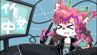 【作業雑談】週始めに体調崩したけど頑張って予定表とか作る【桜雅イルク / #Vtuber】
