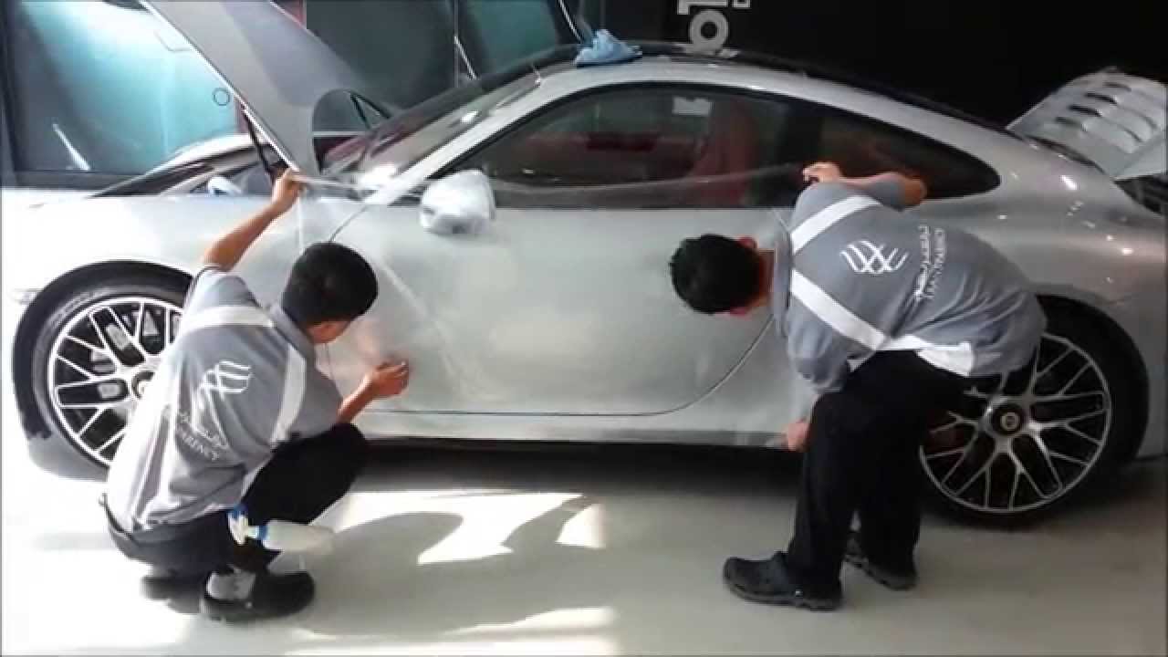 Transparency qatar porsche 911 Turbo S Window tint, paint protection film