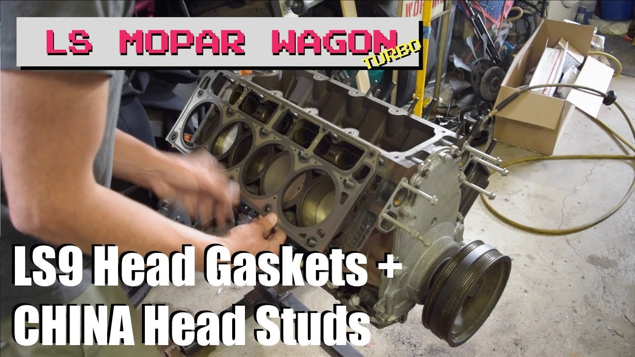 PoF // Ep 52 Installing LS9 Head Gaskets and China Head Studs YouTube