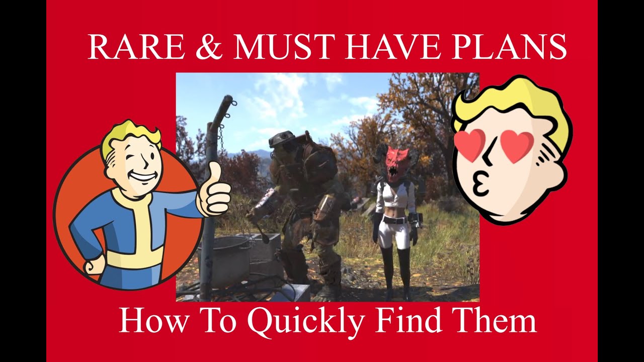 Редкие и необходимые планы: как их найти. Генератор синтеза Fallout 76. Список редких планов Грэма.