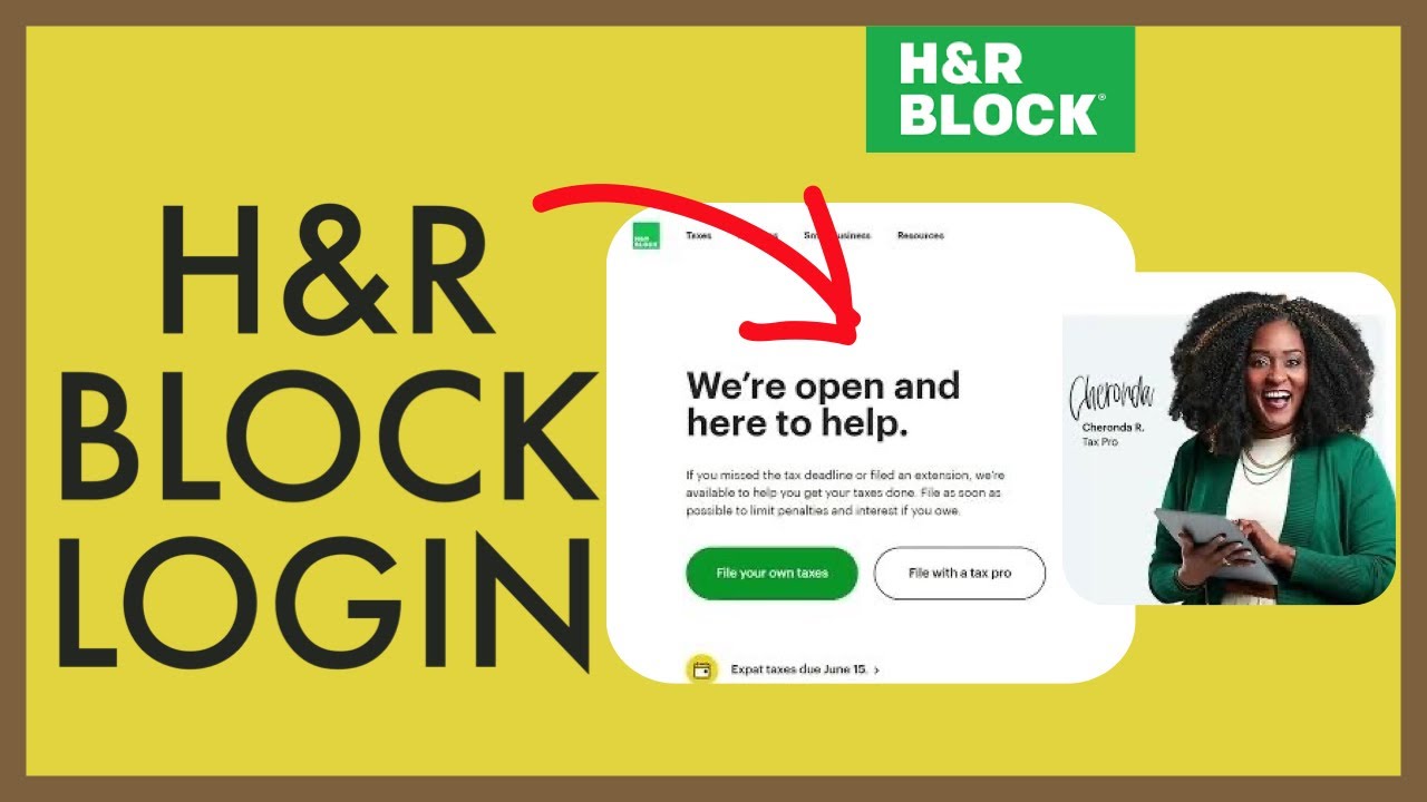 H&R Block Login How to Sign in H&R Block 2023? YouTube