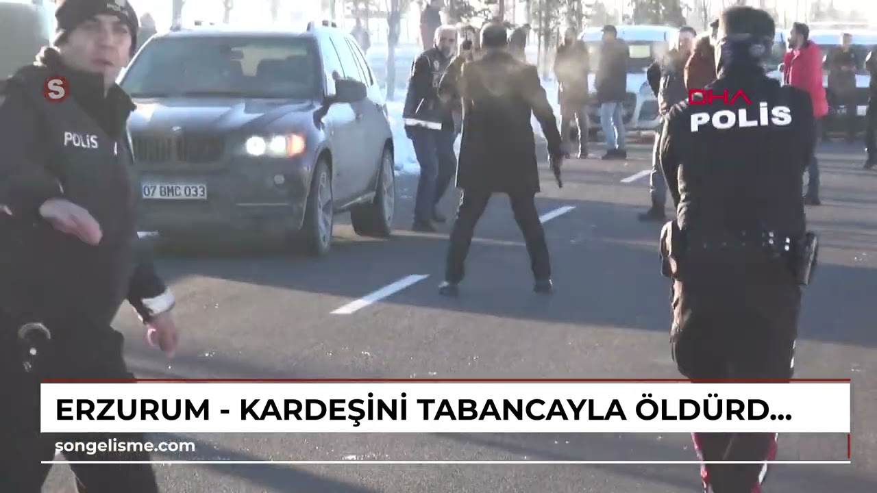 ERZURUM - Kardeşini tabancayla öldürdü, polisin takibi sırasında intihar girişiminde bulundu