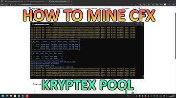 How to mine Conflux on Kryptex Pool (Tutorial)