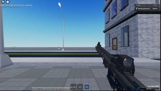 yo bro nice modded m4a1 (roblox animation fe gun kit lol)