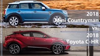 2018 Mini Countryman vs 2018 Toyota C-HR (technical comparison)